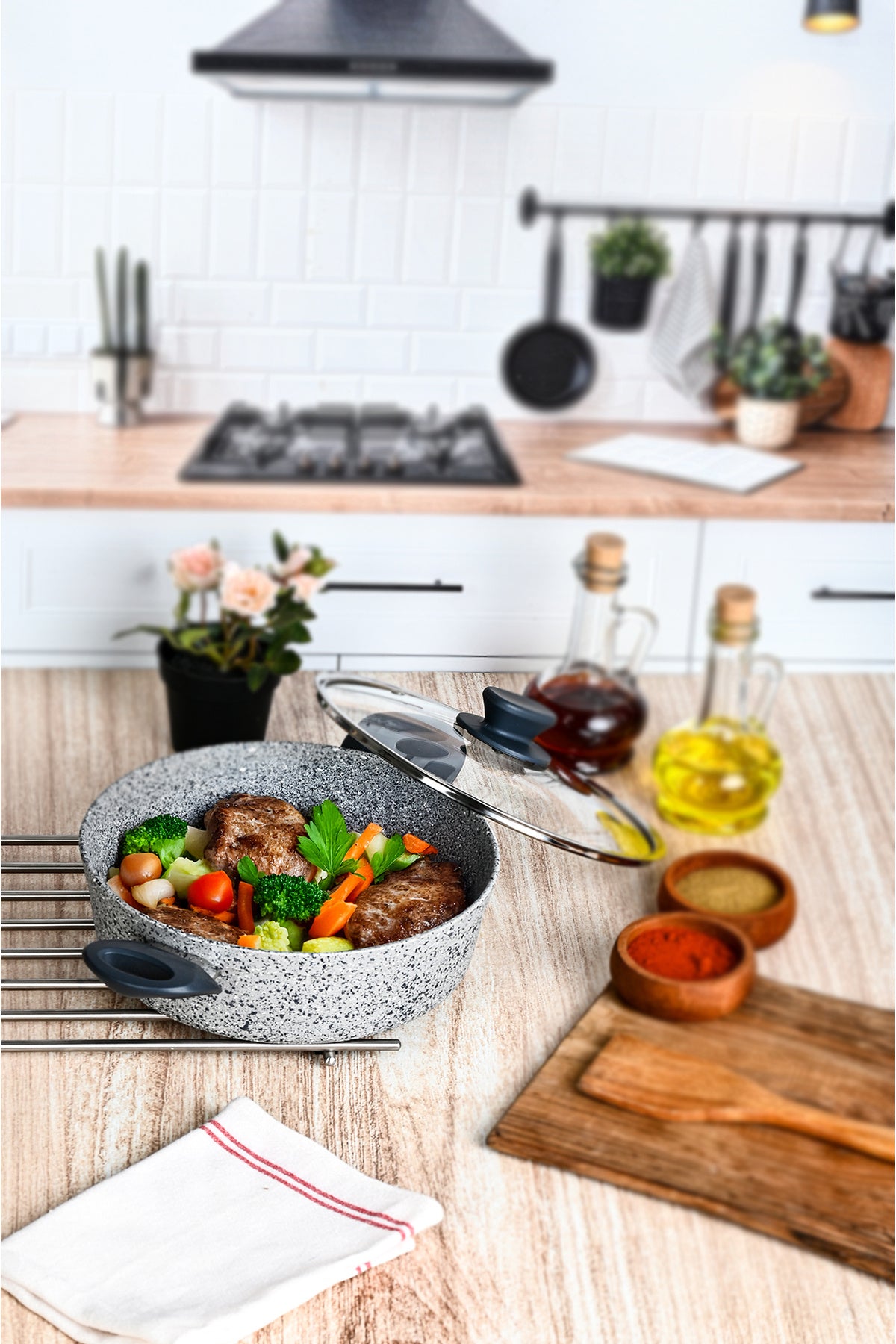 Granit Yanmaz Yapışmaz Yakamoz Model Pilav Tenceresi