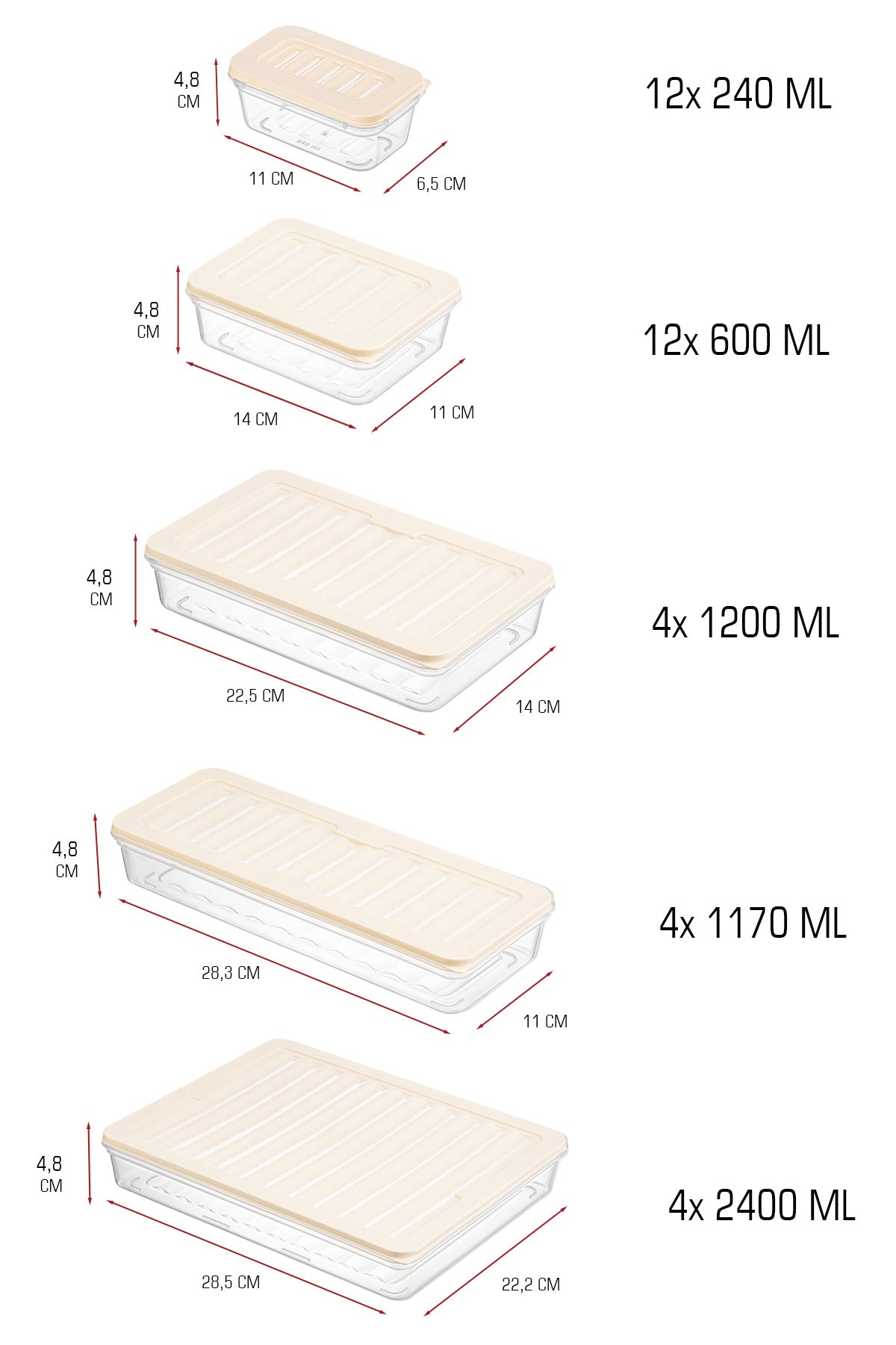 36'lı Set Buzdolabı ve Difriz Düzenleyici Saklama Kabı Seti Dolap İçi Düzen BPA Free Mikrodalga