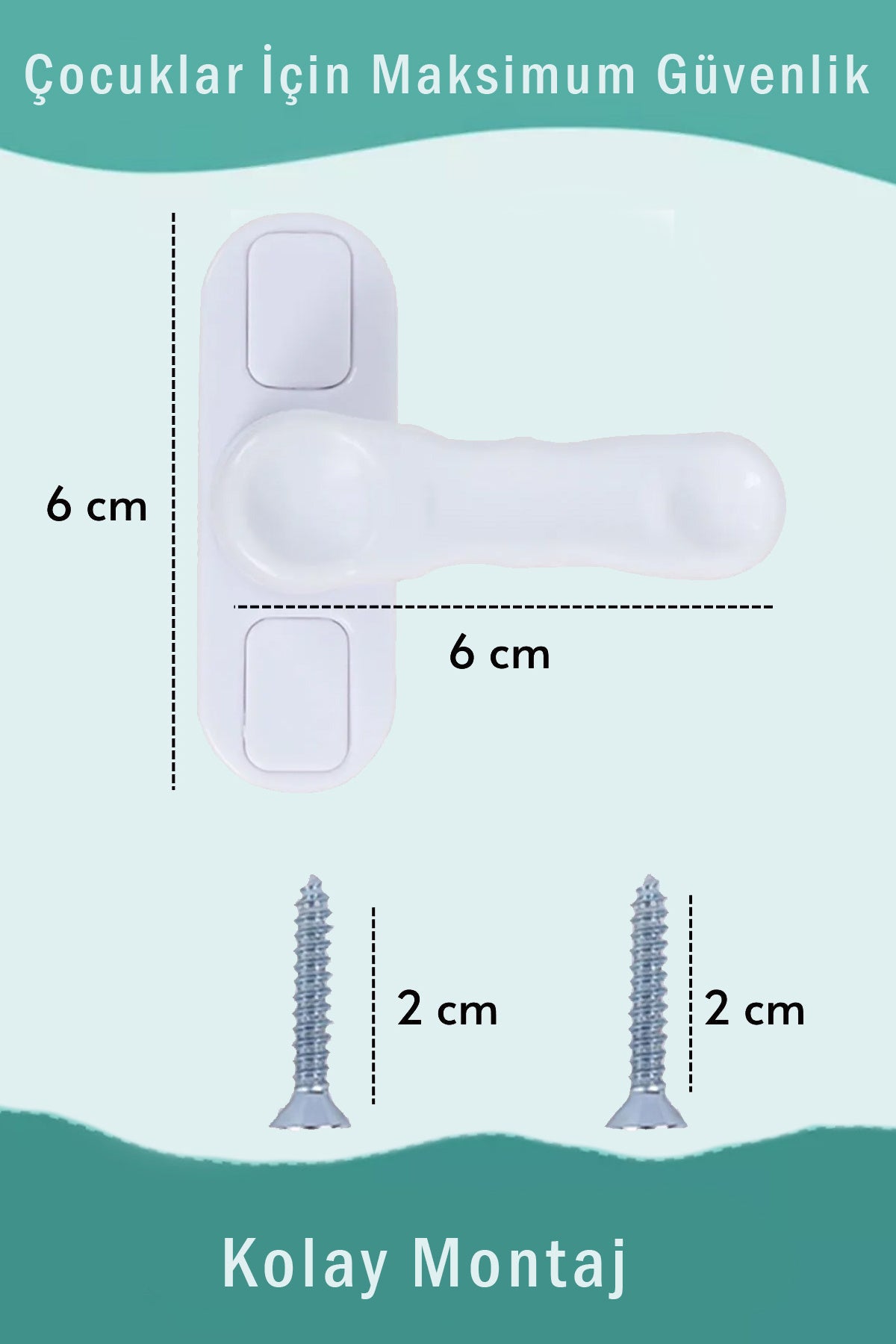 5 Adet Pencere Kilidi Cam Balkon Pvc Pimapen Kilidi Çocuk Emniyet ve Güvenlik Kilidi