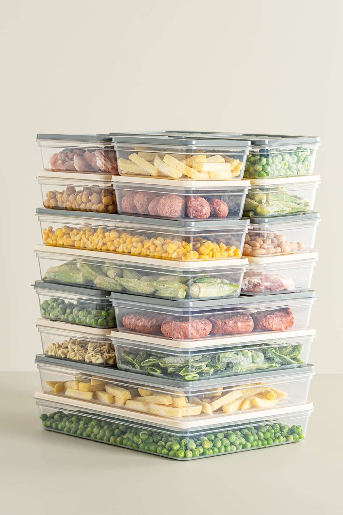 2'li Fitbox Set 2400 ML Hava Geçirmez Buzdolabı ve Buzluk Düzenleyici