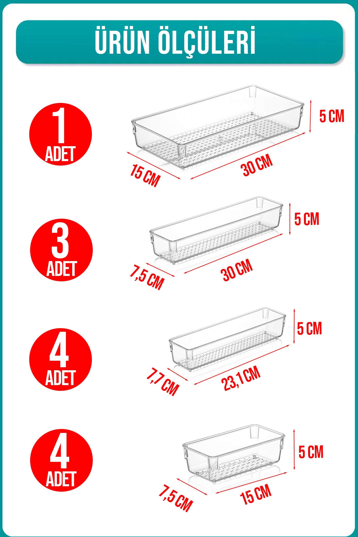 12'li Kaşık ve Kepçe Düzenleyici Modüler Organizer Çekmece İçi Düzenleyici Çift Çekmece Kullanılır