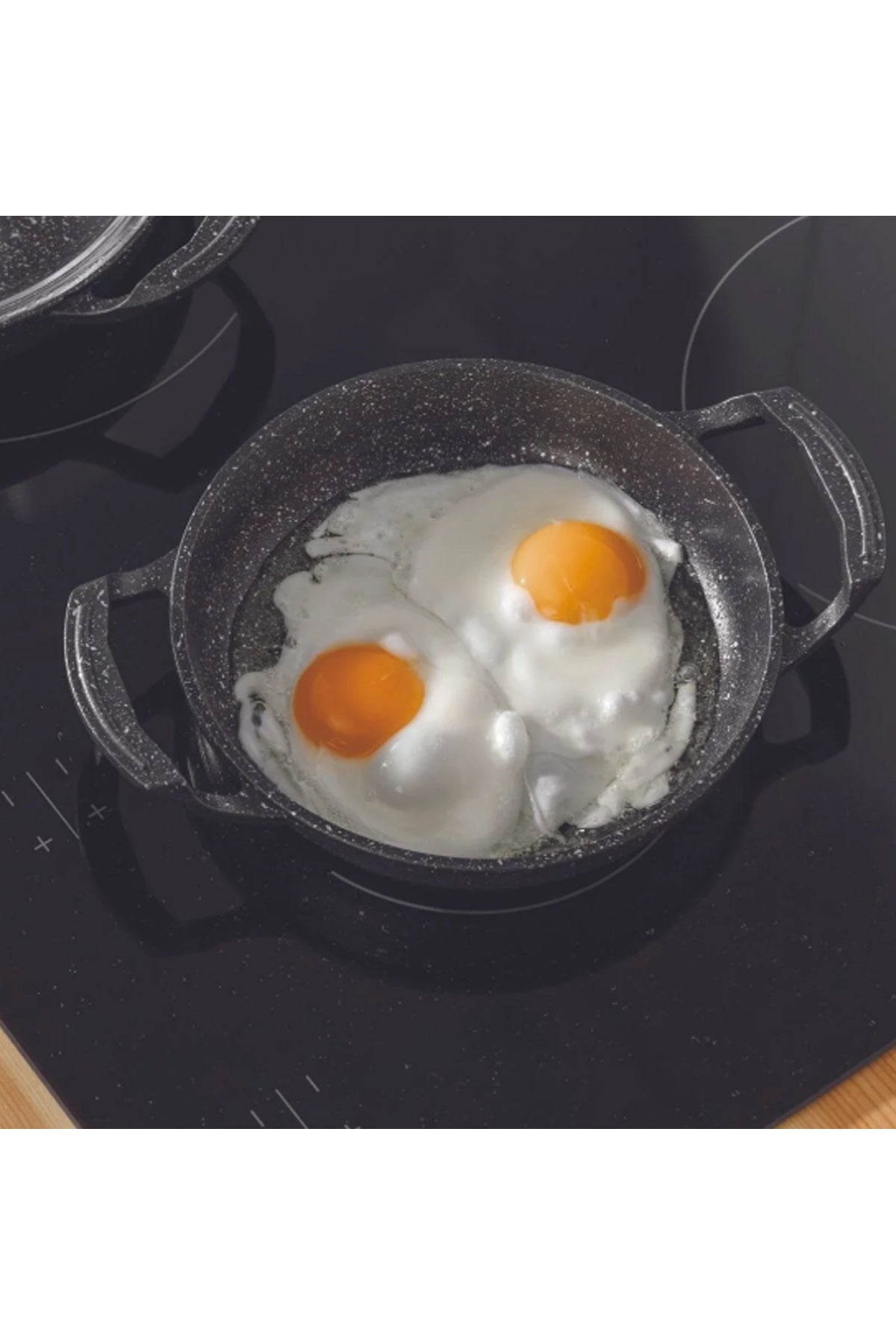 Döküm Yapışmaz Kahvaltılık Fırına Girebilir Sahan Yumurta Sahanı
