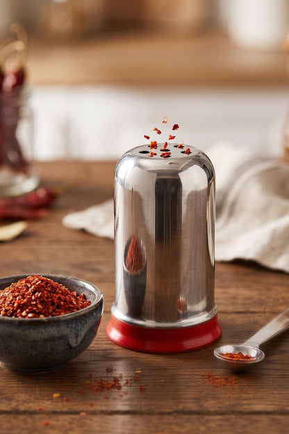 10 Adet Paslanmaz Çelik Pul Biberlik | Lokanta Restoran Otel Kafe Pul Biberlik | Profesyonel Masaüstü Baharatlık