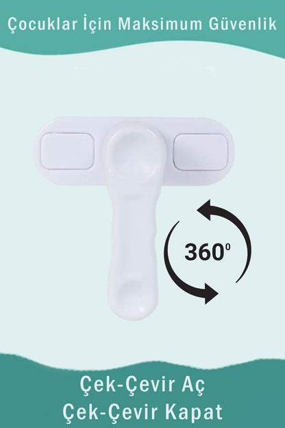 10 Adet Pencere Kilidi Pimapen Pvc Cam Balkon Kapı Çocuk Güvenlik Emiyet Kilidi