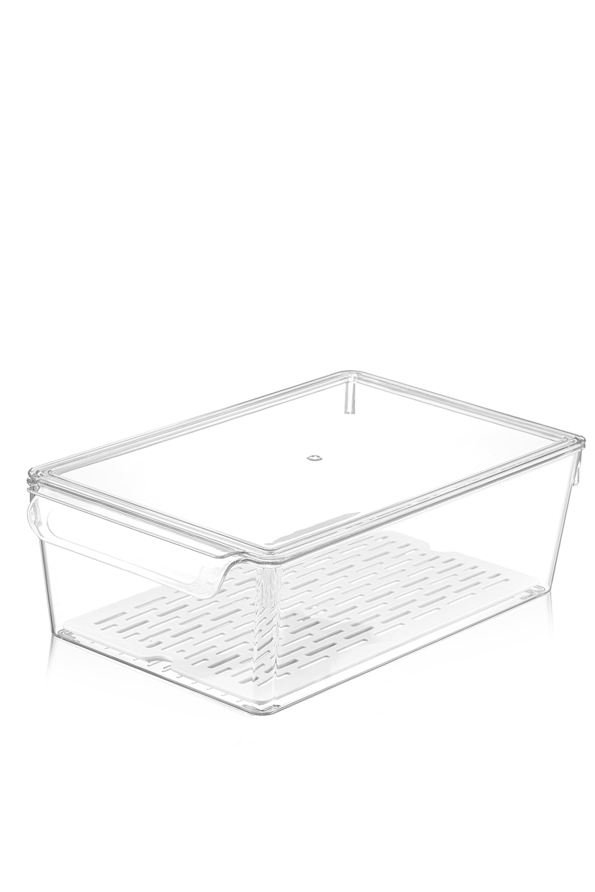 FrostyBox Orta Boy Buzdolabı Düzenleyici Organizer ve Dolap İçi Düzenleyici Set 3 Adet