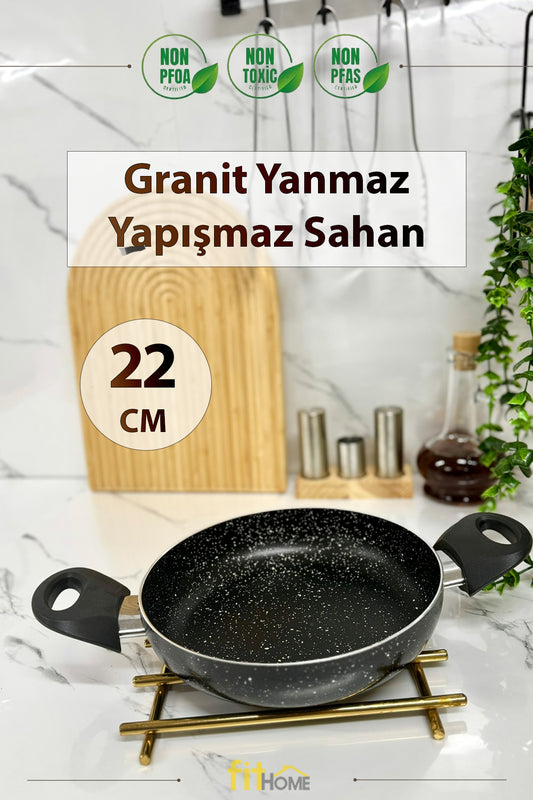 Granit Sahan Yanmaz Yapışmaz El Yakmayan Sap